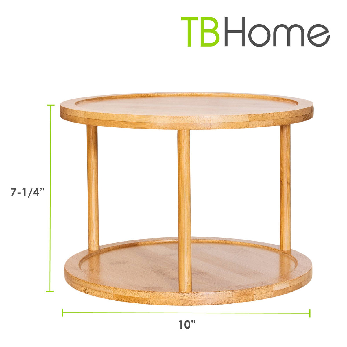 TB HOME TWO-TIER LAZY SUSAN TURNTABLE