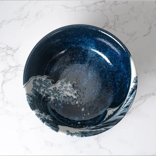 KANAGAWA GREAT WAVE  RAMEN BOWL 7.5"