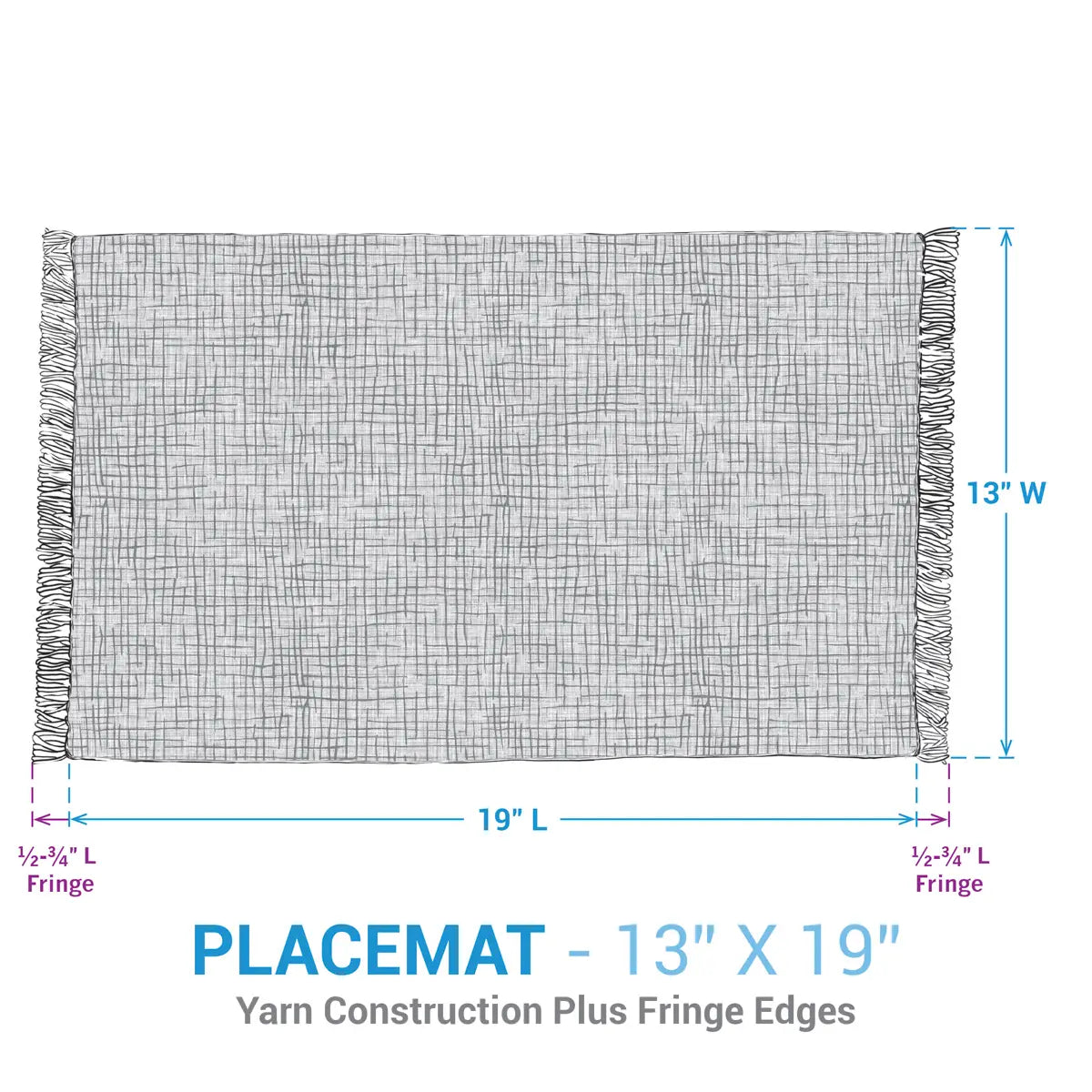 BASKETWEAVE PLACEMAT - DUSK