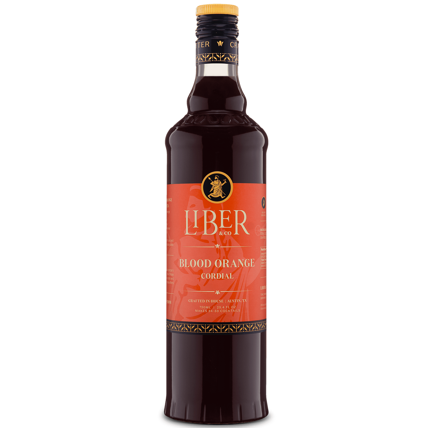 BLOOD ORANGE CORDIAL 375 ML