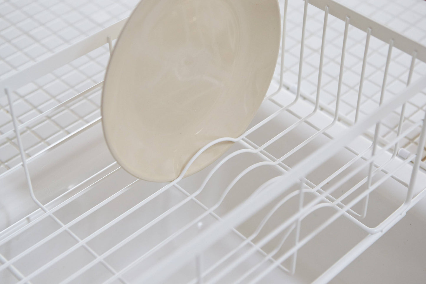 TOSCA OVER-THE-SINK DISH RACK - STEEL + WOOD