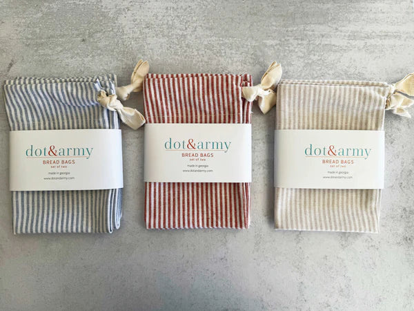 BREAD MAKERS CLOTH SET STRIPED