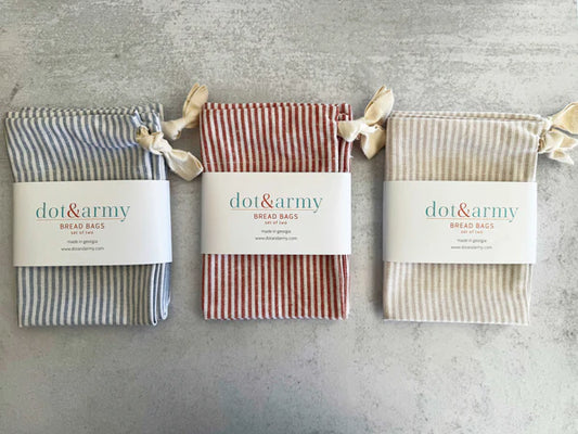 BREAD MAKERS CLOTH SET STRIPED