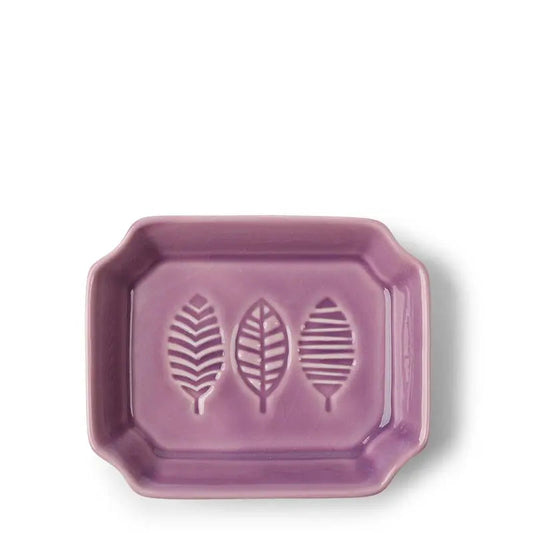 ASIAN PLATE LEAVES LAV 4"