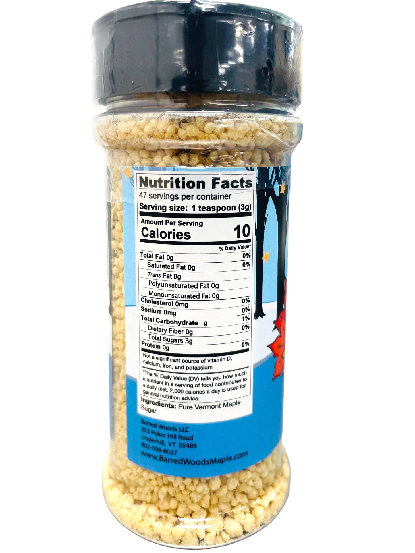 PURE VERMONT MAPLE SPRINKLES CRUNCH - 5 OZ SHAKER JAR
