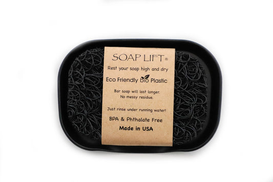 SOAP LIFT & DISH SET - BLACK