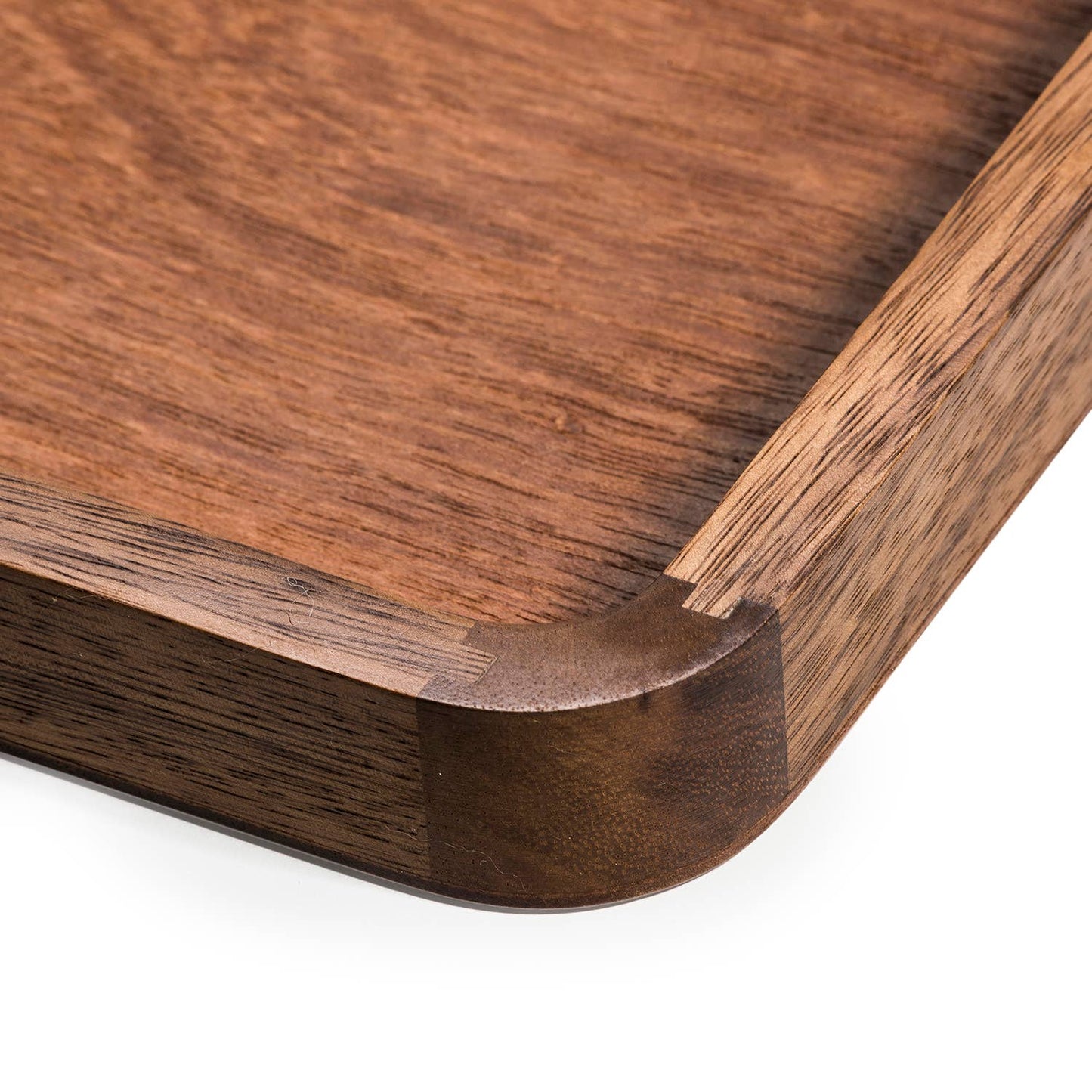 ACACIA WOOD SERING TRAY 18"X14" WITH ROUNDED CORNERS