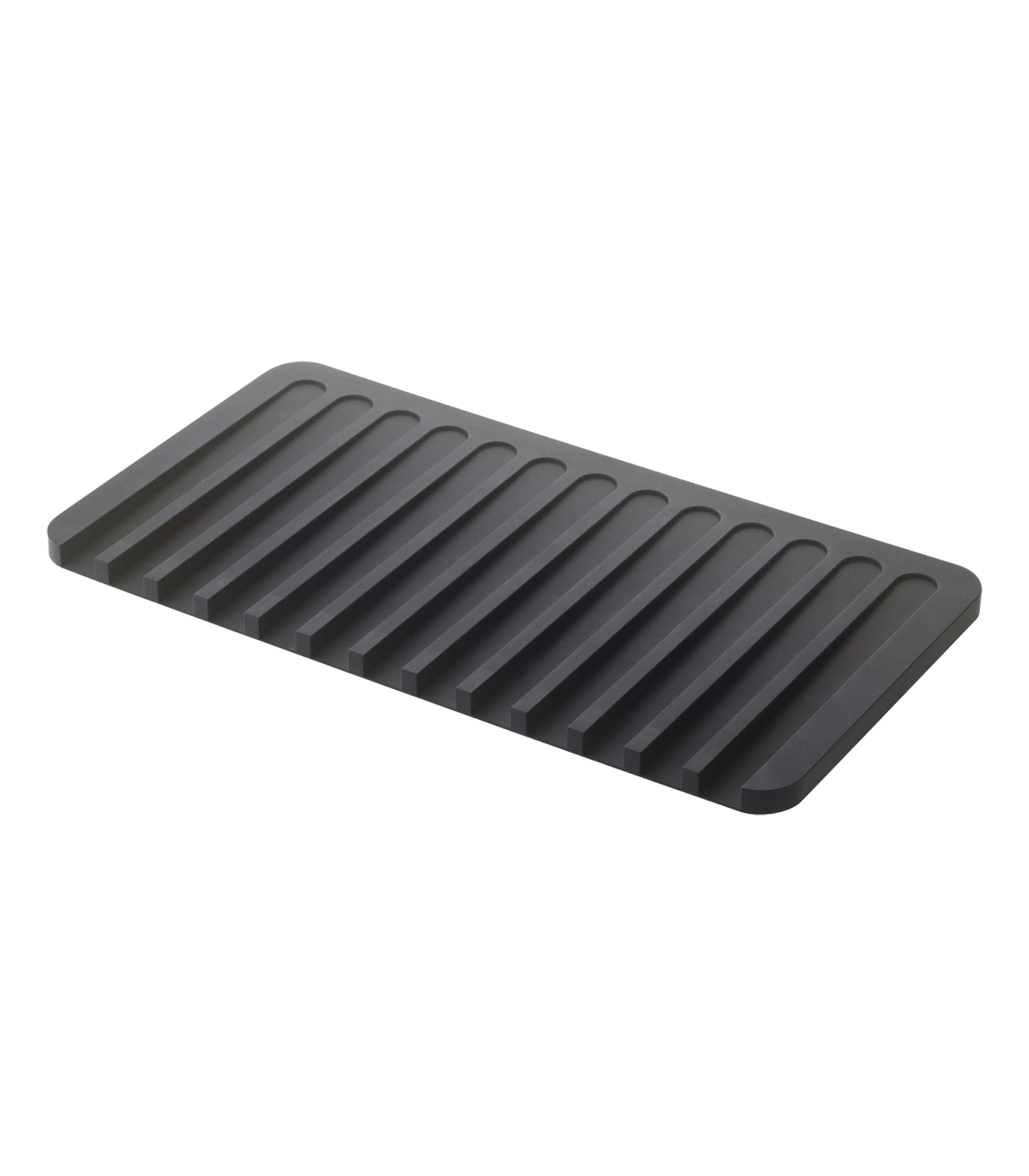 FLOW DISH DRAINER TRAY BLACK