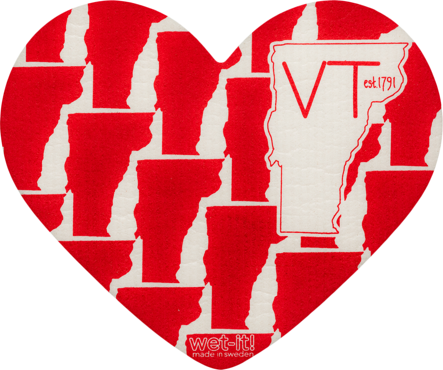 VERMONT HEART SWEDISH CLOTH