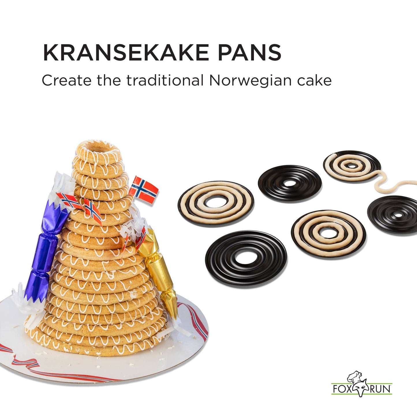KRANSEKAKE RING TOWER MOLDS