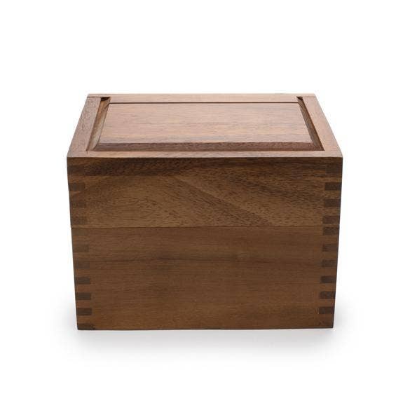 IRONWOOD RECIPE BOX, ACACIA