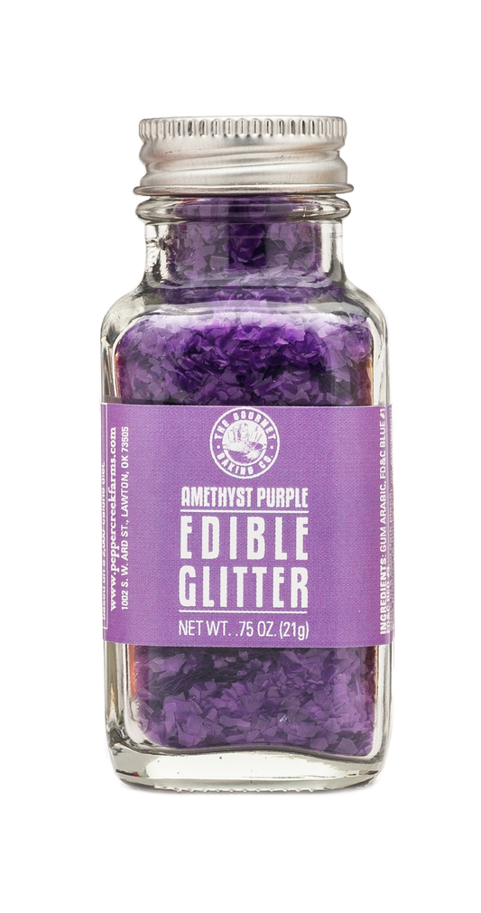 AMETHYST PURPLE EDIBLE GLITTER 0.75 OZ.