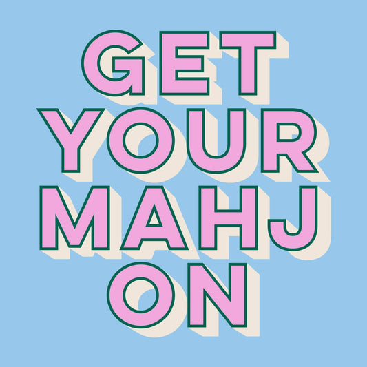 MAHJONG COCKTAIL FUNNY NAPKINS | GET YOUR MAHJ ON - 20CT