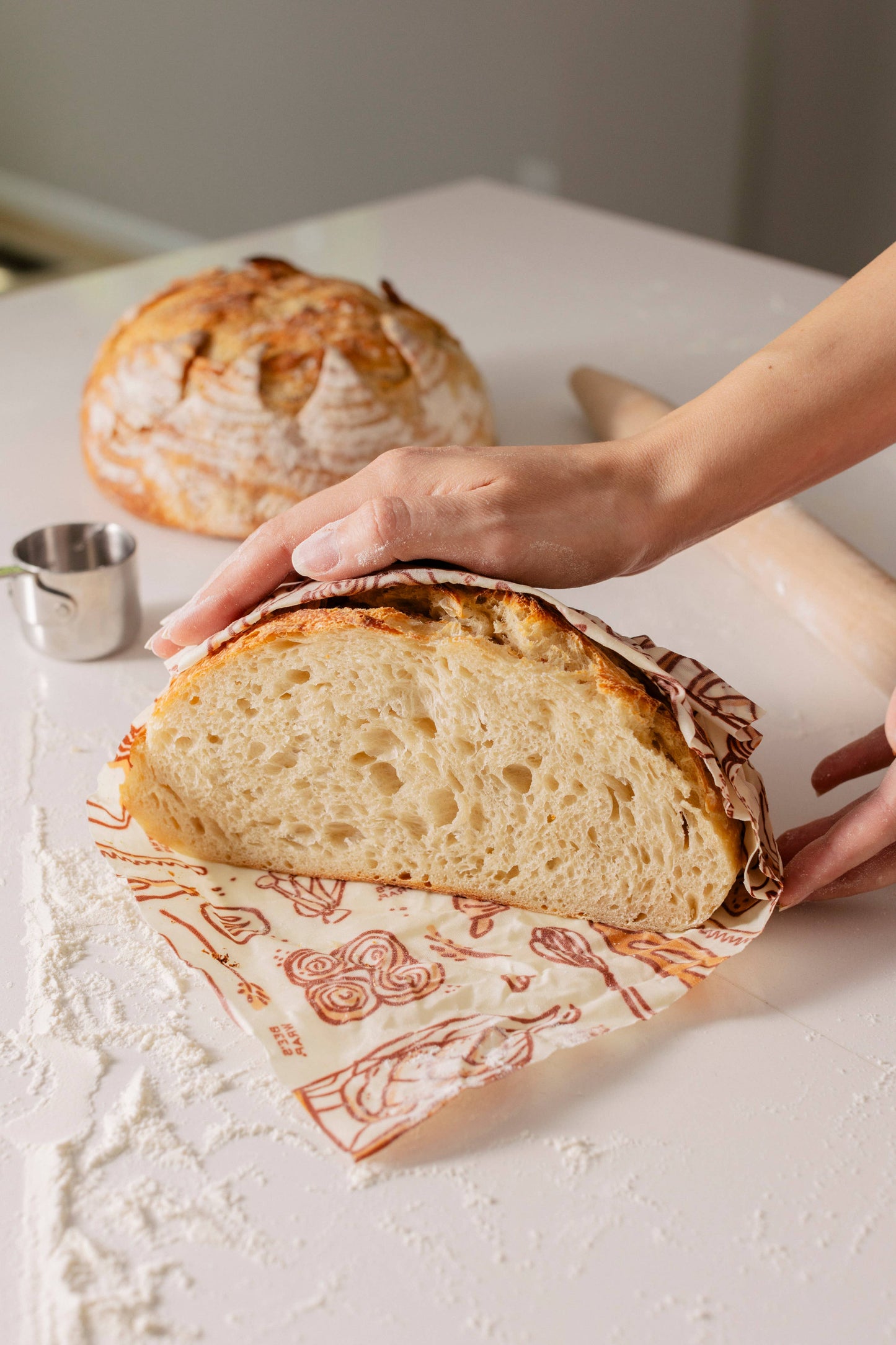 BAKERY LANE - BREAD WRAP, SEASONAL PRINT