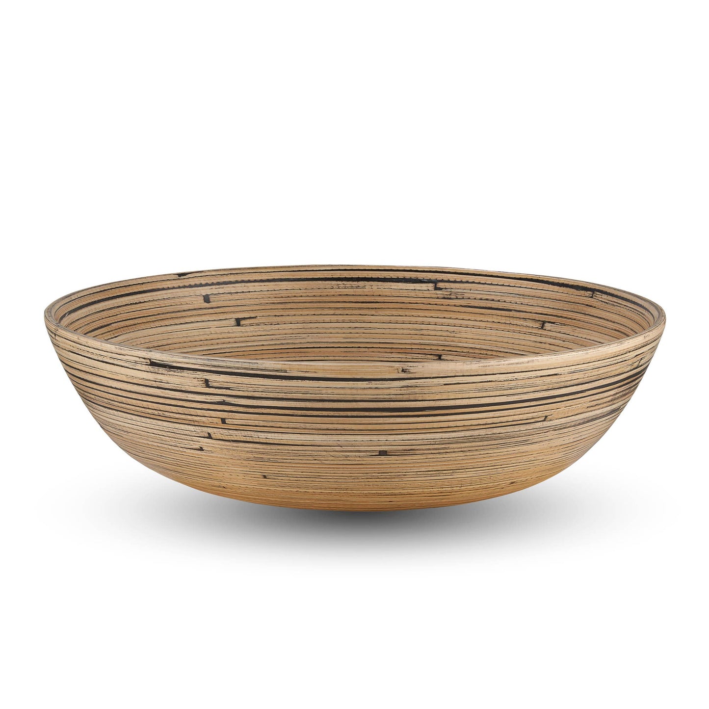 BAMBOO SALAD BOWL WHITE 12"
