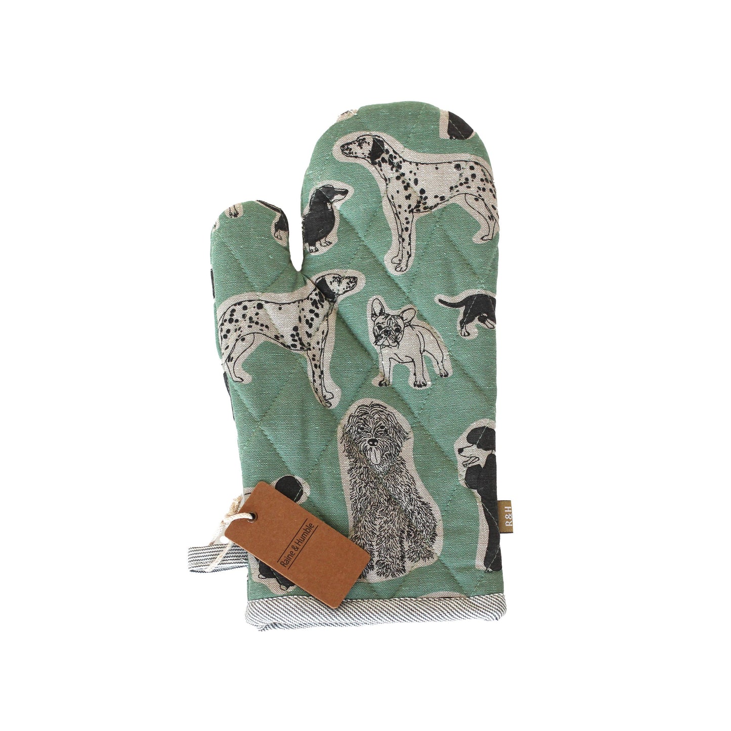 OVEN GLOVE DOG PRINT