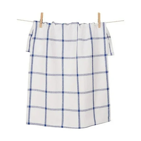 LYON FARMHOUSE KITCHEN TOWEL 20"X30" WHT/DK GREY CHECK