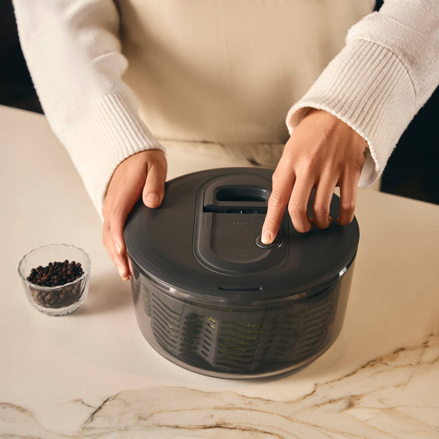 ZYLISS EASY SPIN SALAD SPINNER LARGE
