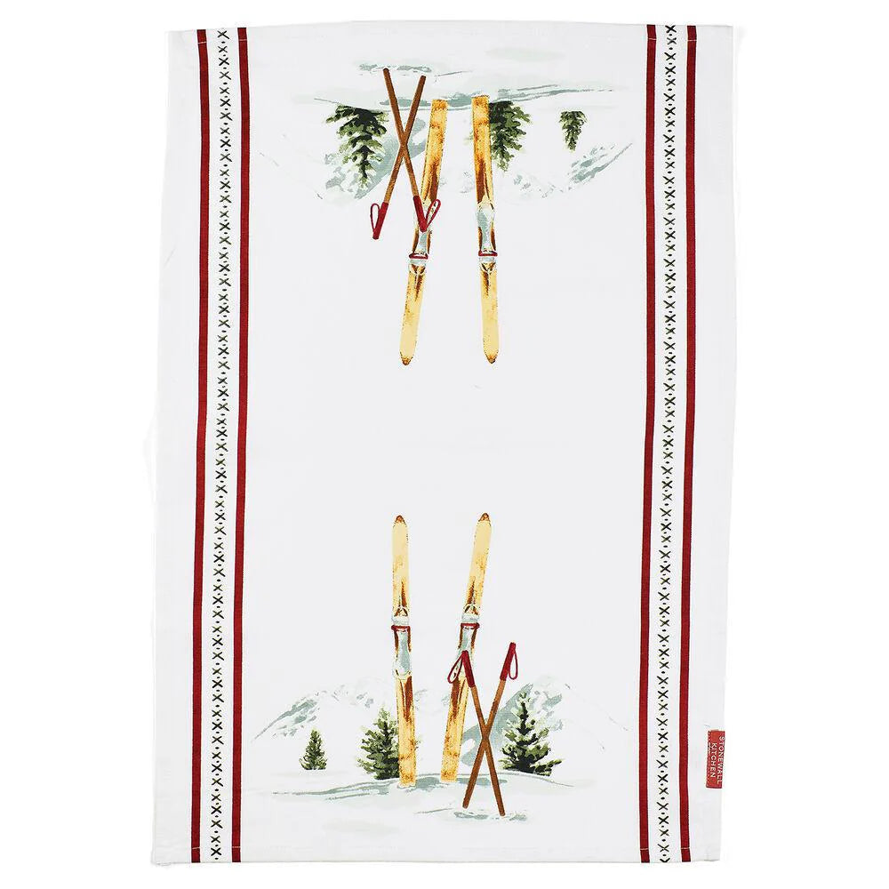 WINTER SKIS TOWEL