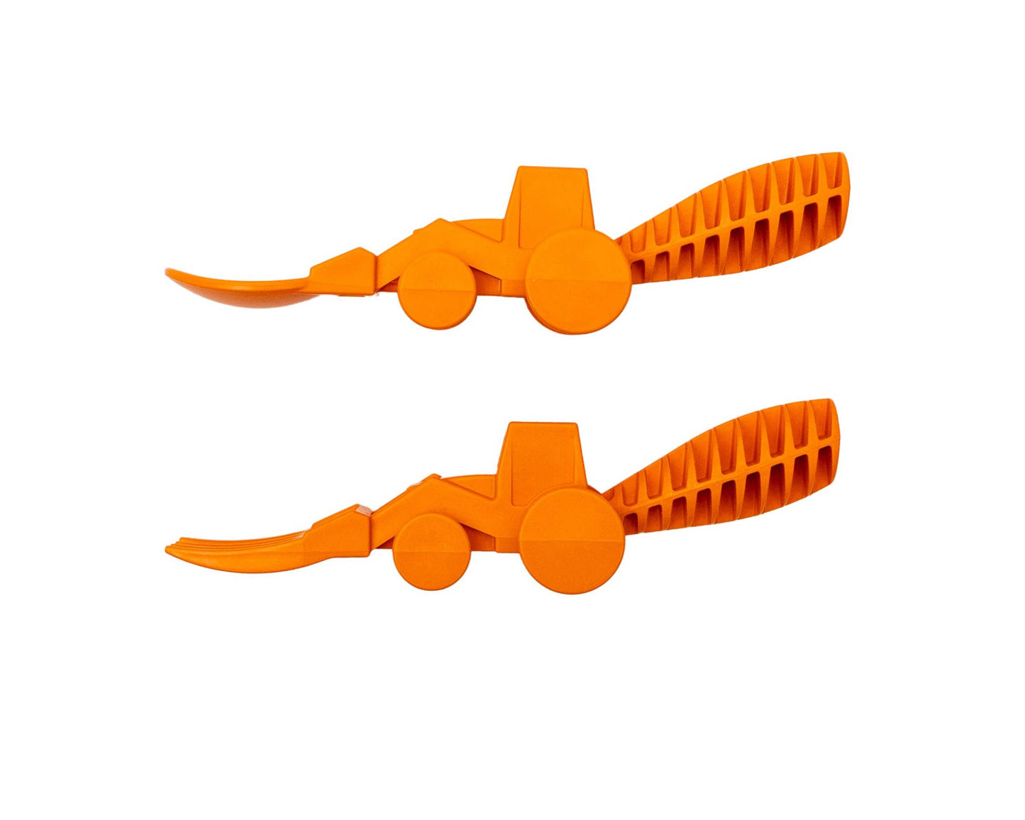 SET OF 2 TRACTOR UTENSILS: ORANGE