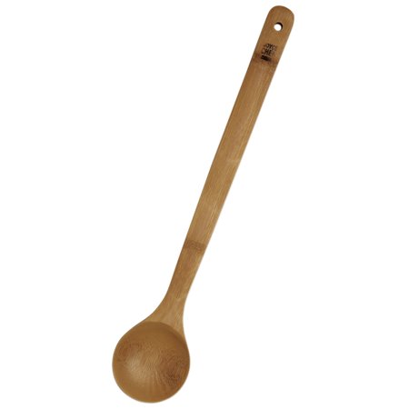 BAMBOO WIDE BOWL SPOON 15"