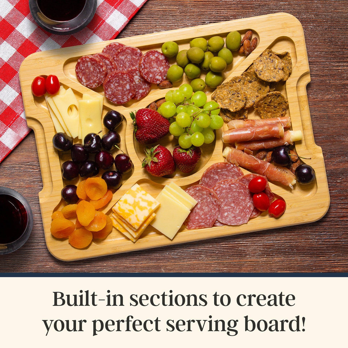 Flip, Serve & Store® Charcuterie Board with Locking Lid