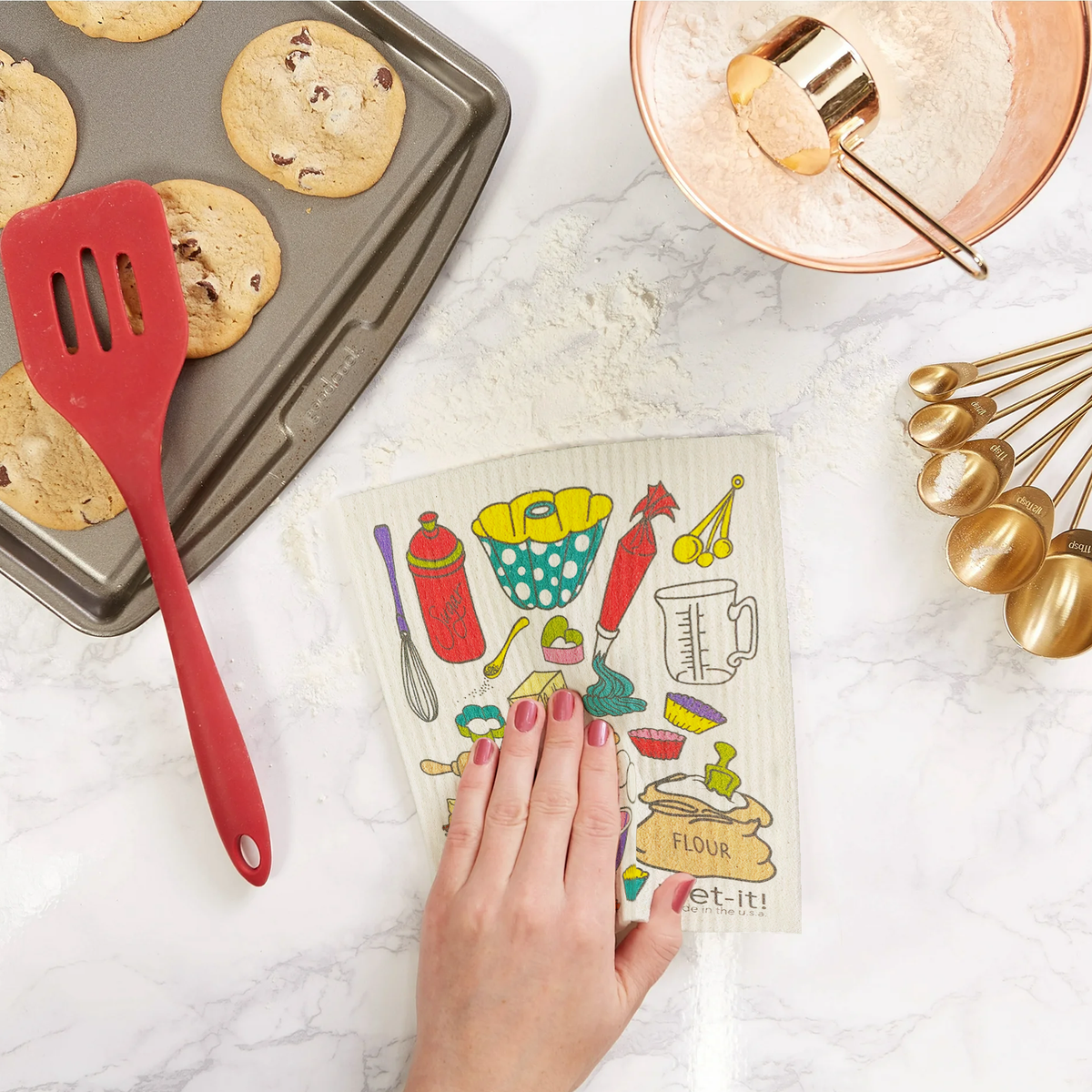Baking Time Confetti Swedish Dish Cloth
