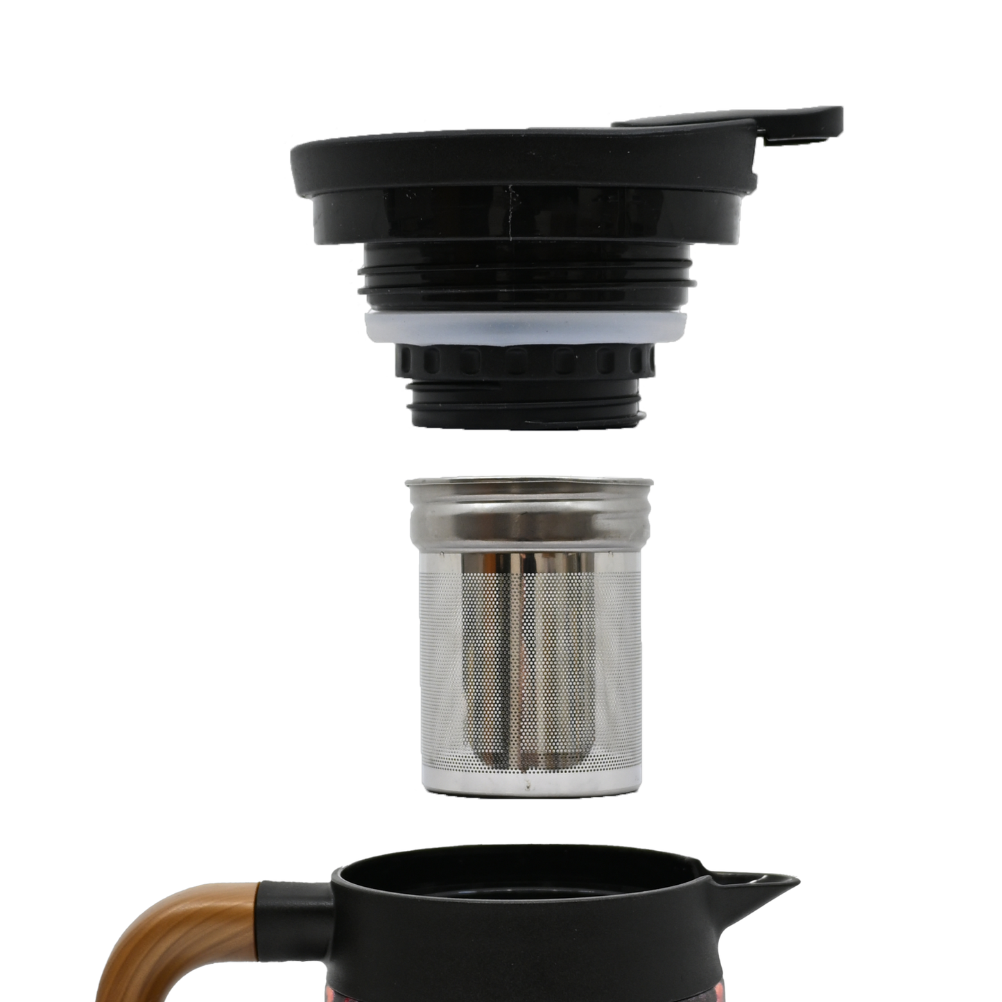 Kiku Flower Thermal Tea Kettle with Infuser Strainer 32oz