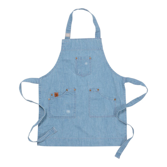 Ayesha Curry - Kid's Denim Chef's Apron: Denim