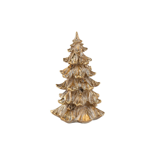 ANTIQUE GOLD TABLETOP TREE 5"