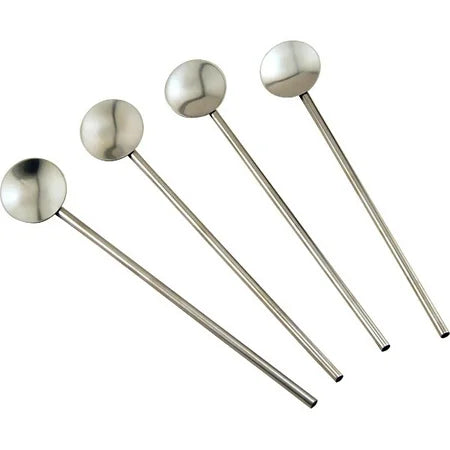 DISC. -STAINLESS STEEL SPOON STRAWS