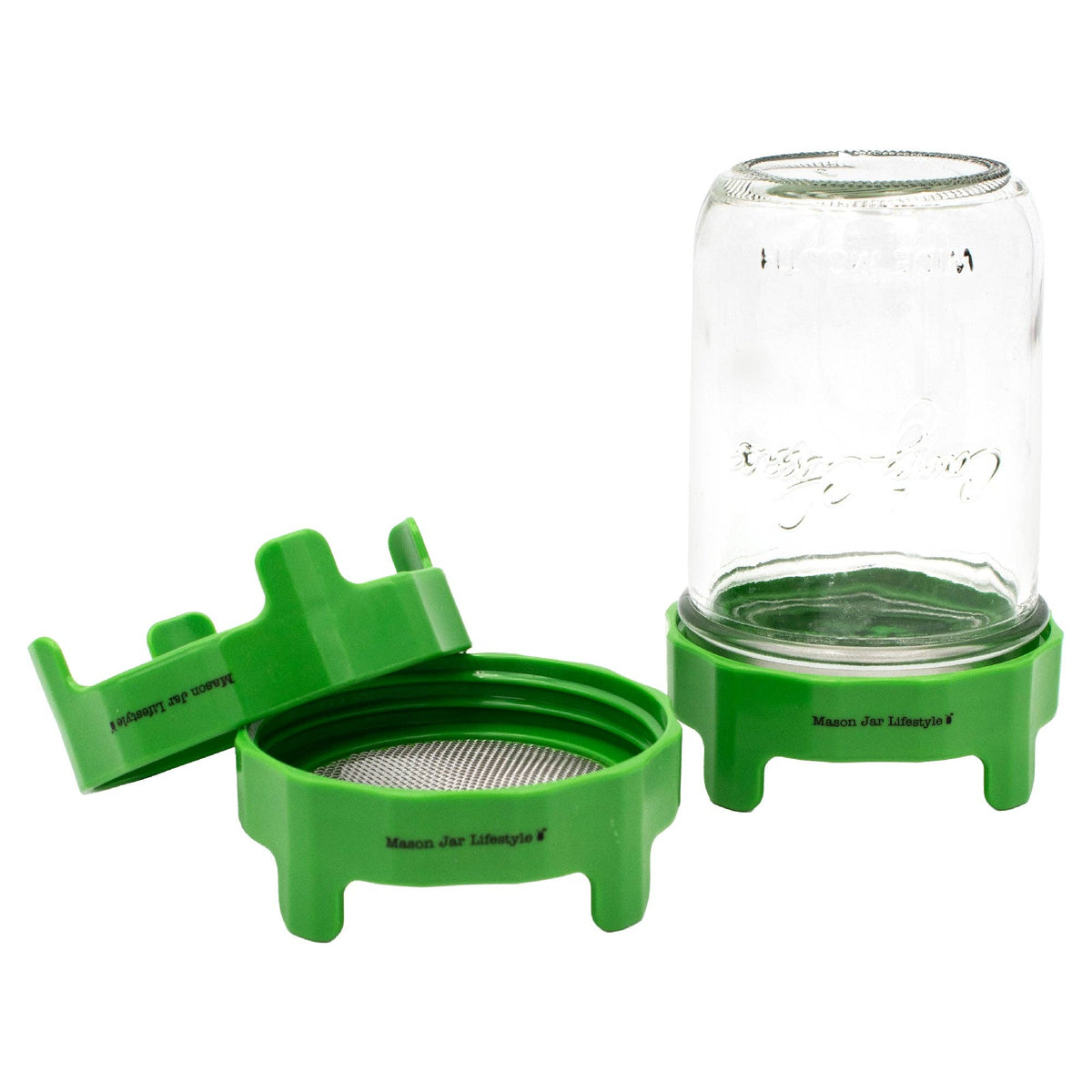 RUST PROOF SPROUTING LID WITH MASON JAR