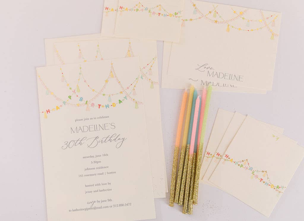PLACE CARDS HAPPY BIRTHDAY