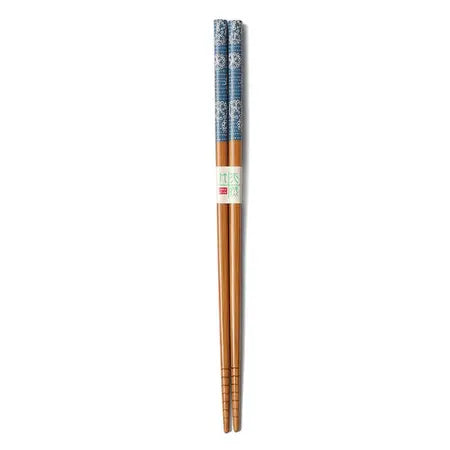 CHOPSTICKS BAMBOO BLUE WAVES
