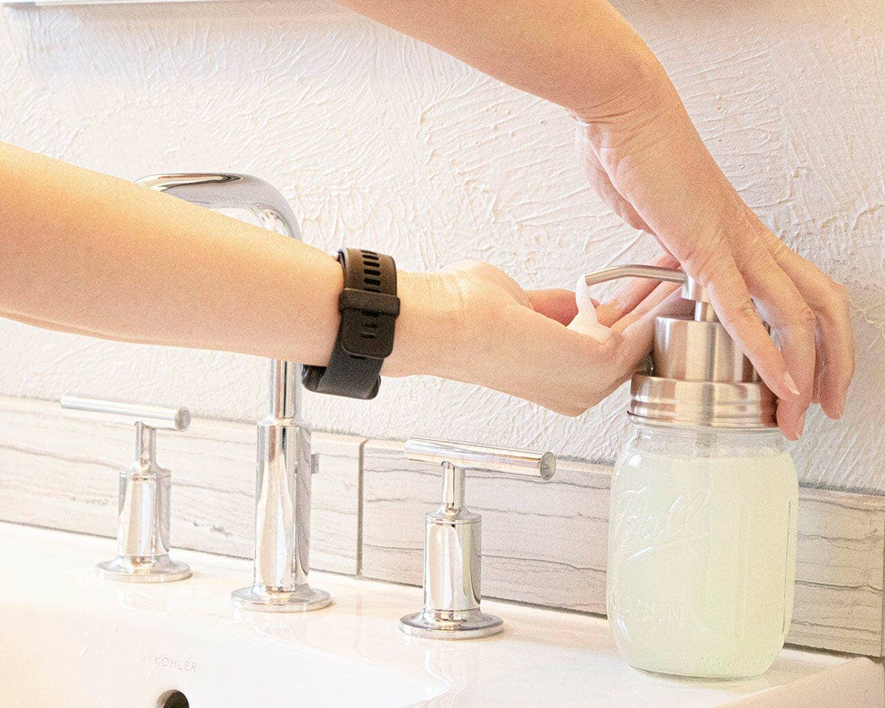 Foaming Soap Pump Dispensers for Mason Jars: Oil rubbed bronze