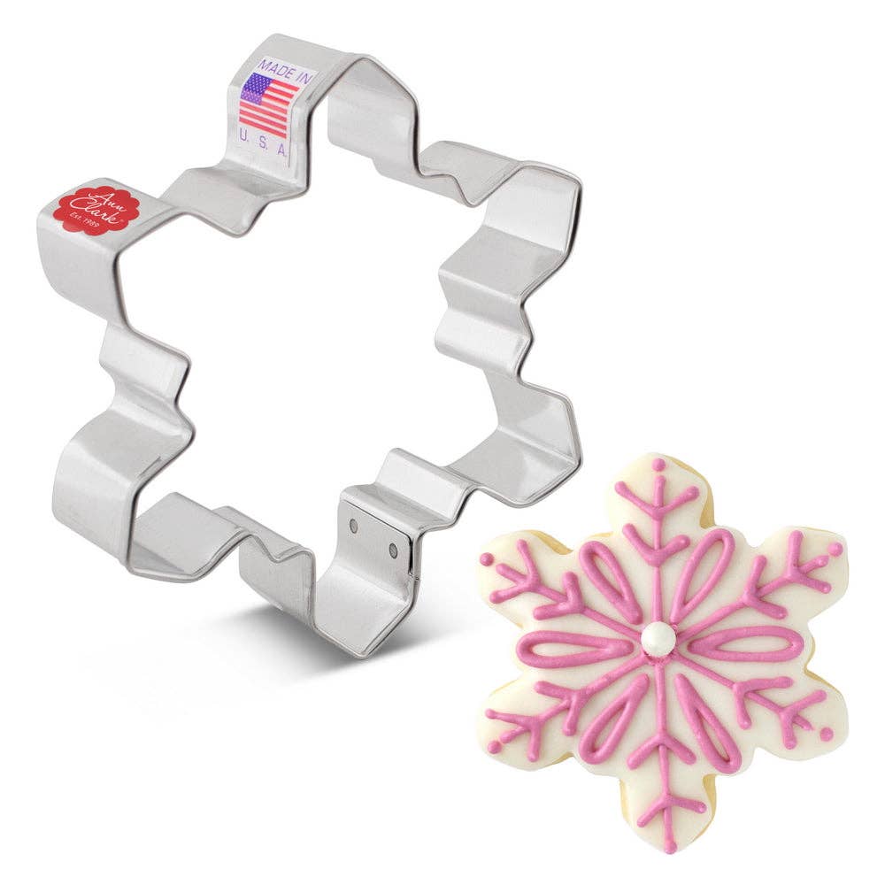 Geometric Snowflake Cookie Cutter 4"
