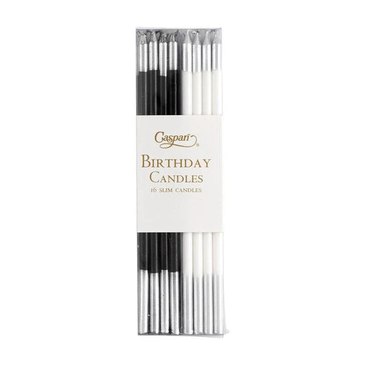 SLIM BIRTHDAY CANDLES - VARIETY