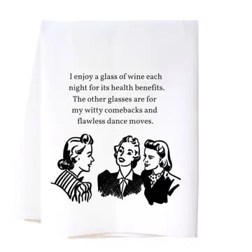 WITTY COMEBACKS FLOUR SACK TOWEL