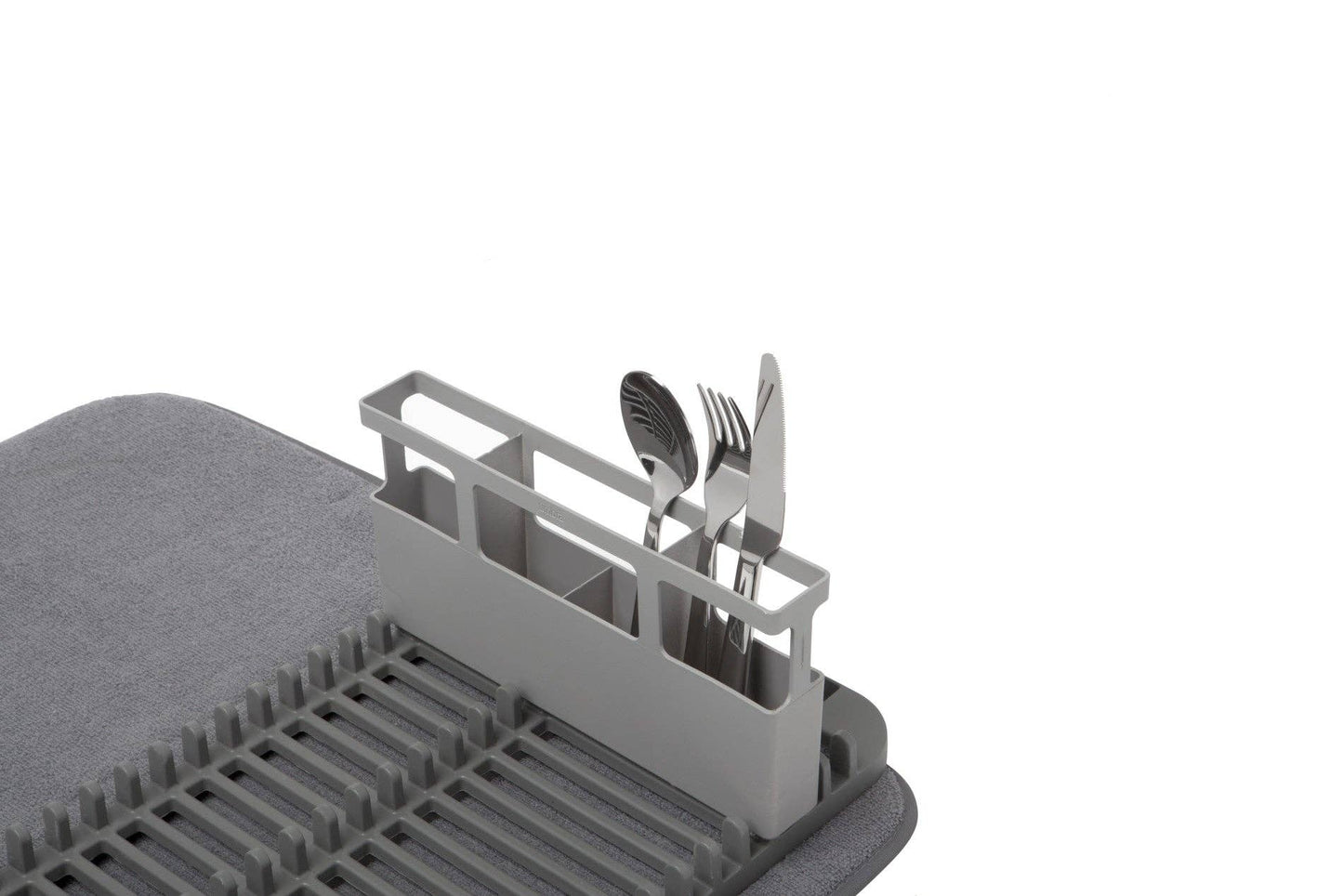 UDRY DISH RACK & UTENSIL CADDY WITH MAT