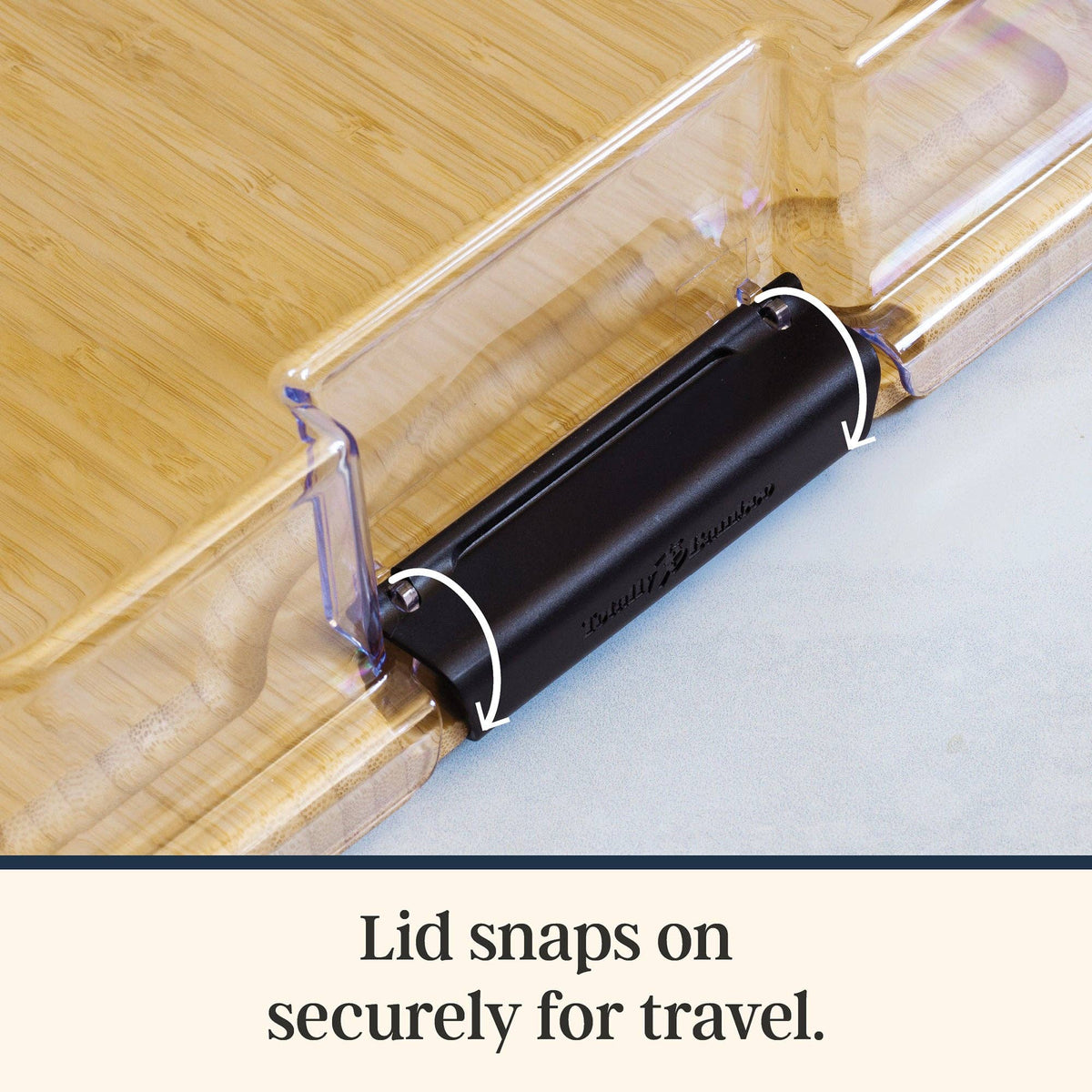 Flip, Serve & Store® Charcuterie Board with Locking Lid