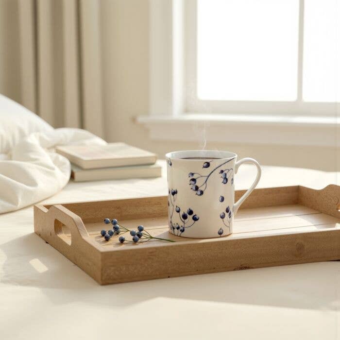 Azur de Limoges Porcelain Mug