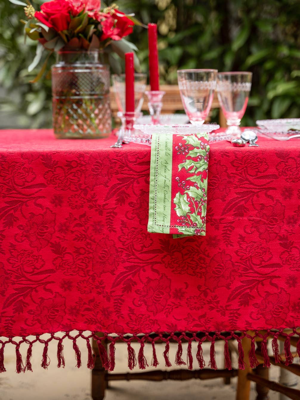Garden Jacquard Tablecloth 60x90