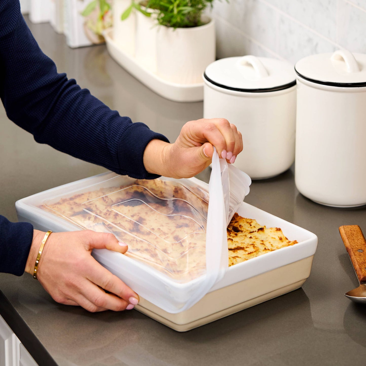 STASHER RECTANGLE 9X13 STRETCH LIDS