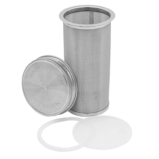 COLD BREW COFFEE AND TEA MAKER STAINLESS STEEL FILTER KIT: QUART