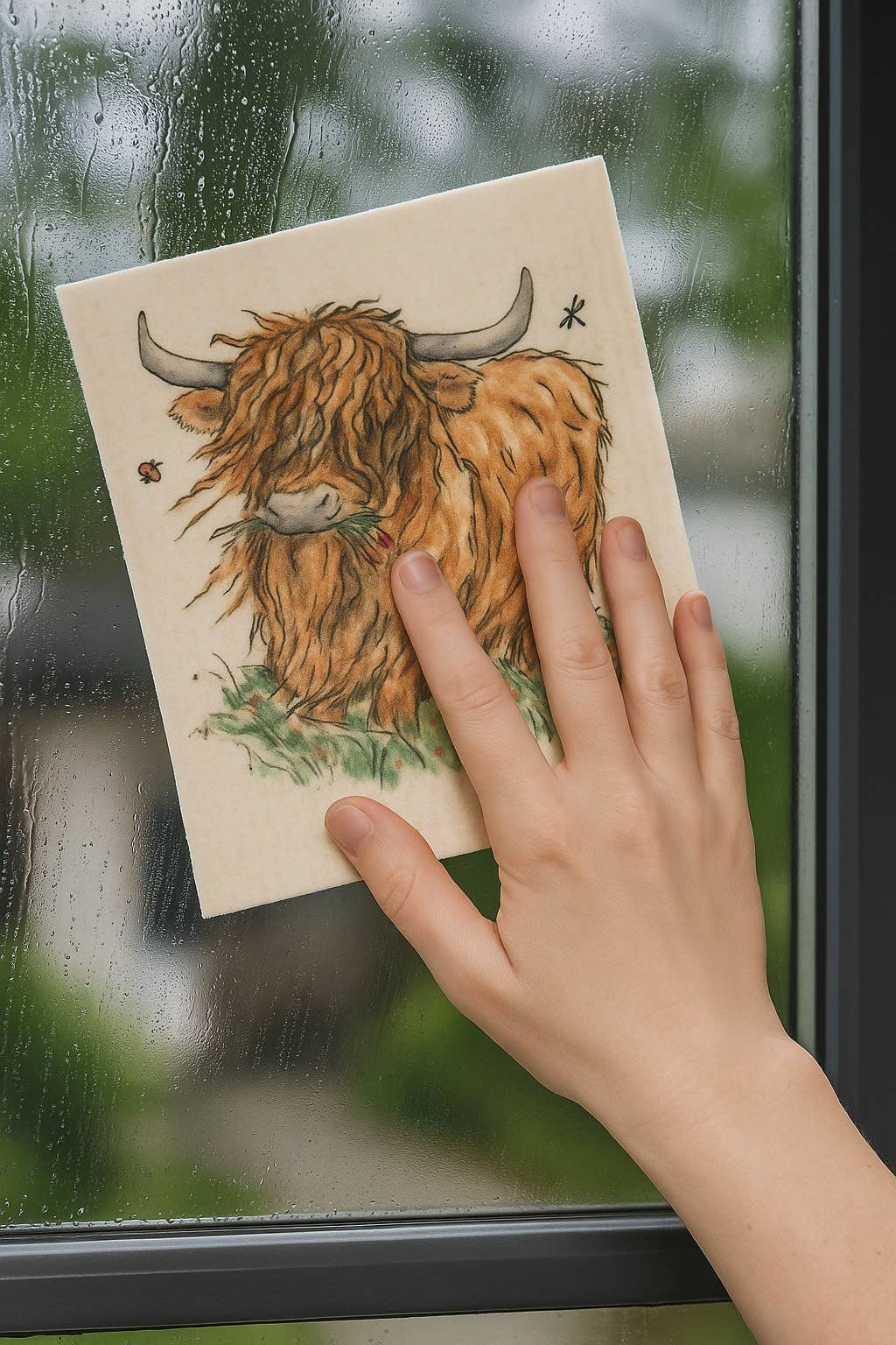Country Cow Swedish Cloth