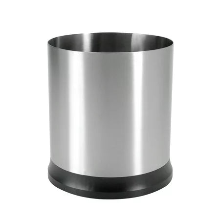 UTENSIL CROCK STAINLESS STEEL ROTATING