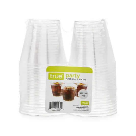 PLASTIC TUMBLER 40PK 5oz