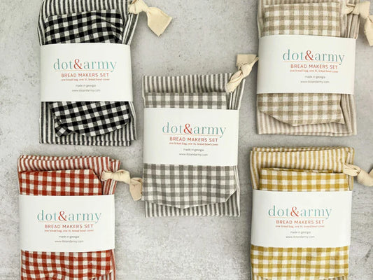 BREAD MAKERS CLOTH SET PLAID