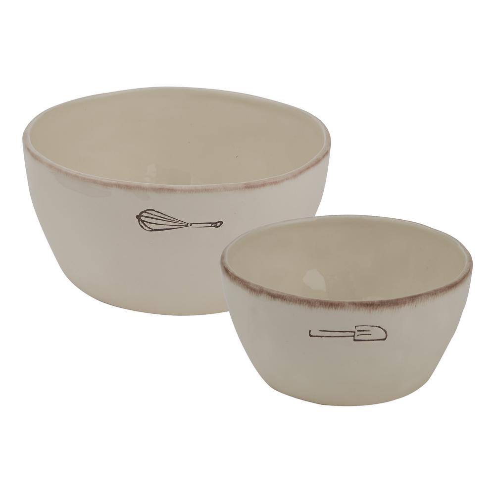 VILLAGER MIXING BOWL WHT