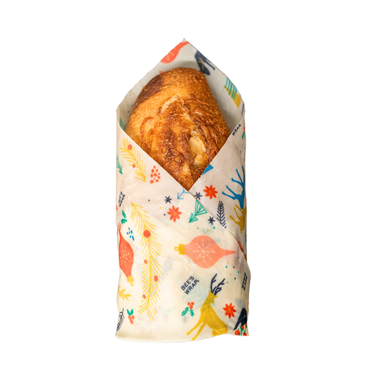 Winter Wonderland Bread Wrap, Holiday Food Wrap